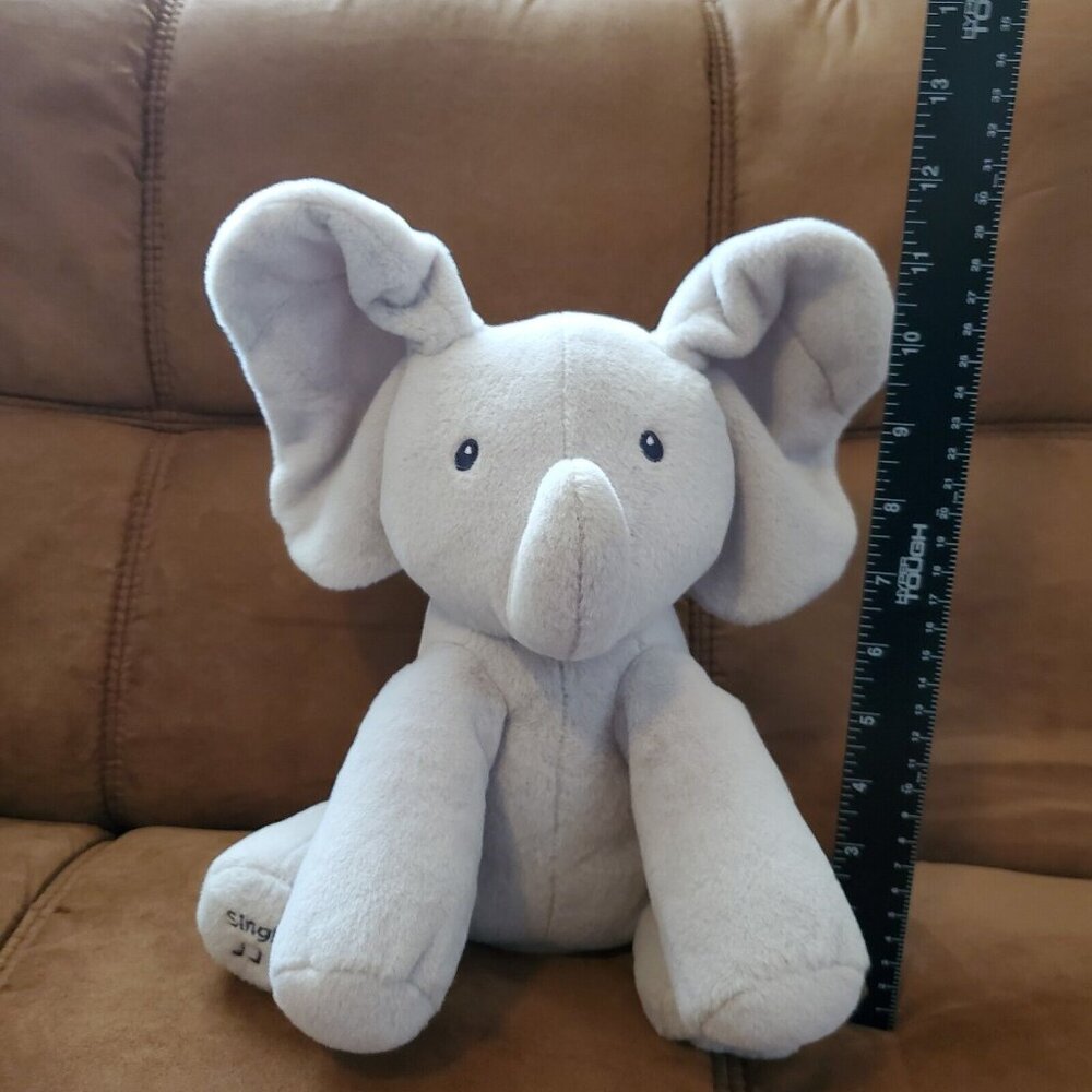 GUND Baby Animated Flappy The Elephant Plush Toy Sings